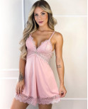 Camisola com Robe Manga Longa - Rosa Camisola com Robe Manga Longa - Rosa