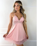 Camisola com Robe Manga Longa - Rosa Camisola com Robe Manga Longa - Rosa